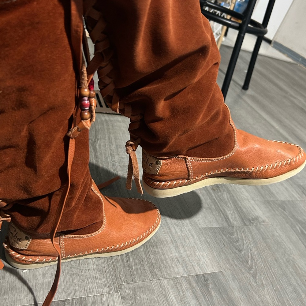 Anthropologie Buyamba,Tan Boots